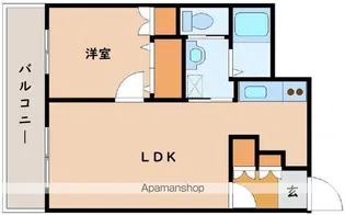 ヴィラK’S【503号室】の間取り