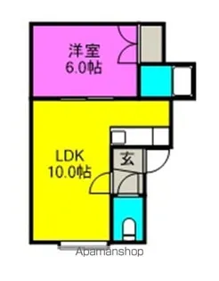 ガレリア石山【103号室】の間取り