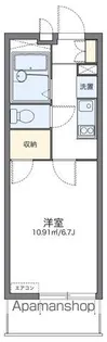 レオパレスインサイド新栄【208号室】の間取り