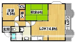 プリムローズ【1階】の間取り