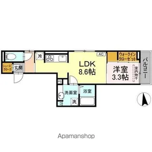 アトラエンテ【2階】の間取り