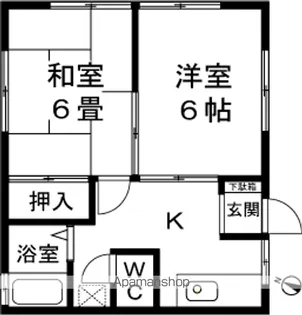 朝日ファーストハイム【2階】の間取り