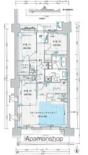 プレサンス ロジェ 岐阜 長良橋通り【303号室】の間取り
