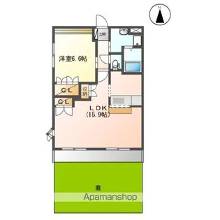 ルミナス・ハイツ【1階】の間取り