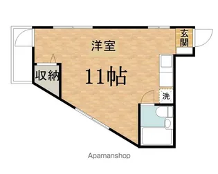 修栄マンション【4階】の間取り