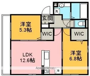 アミティエ Ⅰ【2階】の間取り