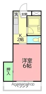 メゾネ湘南【203号室】の間取り
