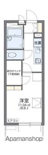 レオパレスフェアリー【305号室】の間取り