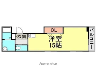 コージンマンション立花【301号室】の間取り