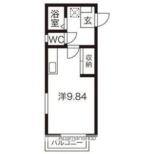 LAPIS RURI(ラピス ルリ)【1階】の間取り