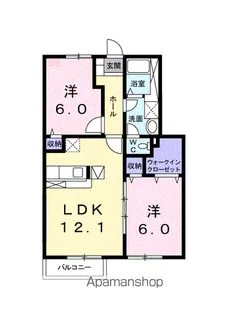 サン サン ハウス 1【1階】の間取り