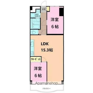 柄本マンション【3階】の間取り