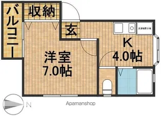 サンフォーレⅡ【2階】の間取り