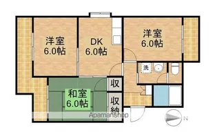 GRAND PAPA【301号室】の間取り