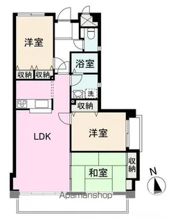 レジデンス香川【1階】の間取り