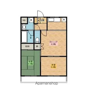 アーバニズムM2【103号室】の間取り