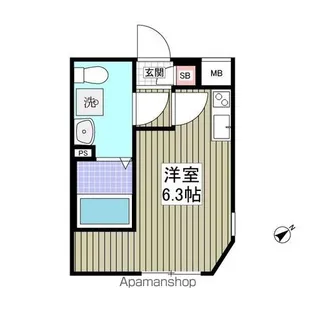 ジニアールコート西尾久【3階】の間取り