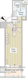 ユニゾンタワー【15階】の間取り