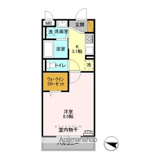 エポック【3階】の間取り