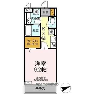 ETERNO HARU(エテルノ ハル)【1階】の間取り