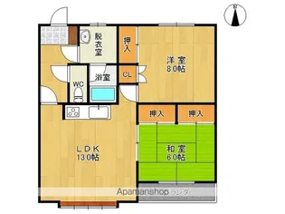北親ハイツ3号【J号室】の間取り