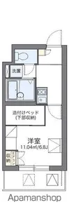 レオパレスシェル都Ⅲ【3階】の間取り