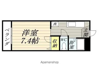 OKANOⅡ【3階】の間取り