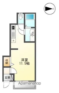 メゾンみずほ【102号室】の間取り