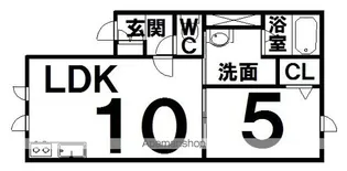ラピスⅠ【1階】の間取り