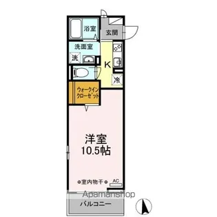 ハイツ西花輪【3階】の間取り