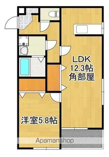 リバーサイド向町【205号号室】の間取り