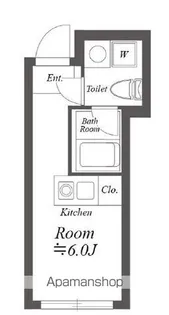 ルクレ神宮前【2階】の間取り