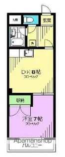 パークサイドマンション松ヶ丘【4階】の間取り