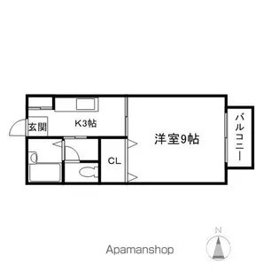 宮城県仙台市泉区みずほ台【アパート】の間取り