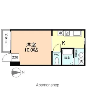 第3KSビル【301号室号室】の間取り