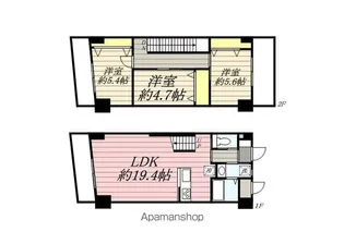 レジデンス住吉【14階】の間取り