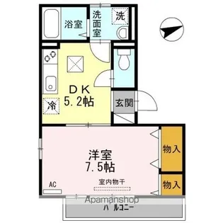 ボナールKⅢ【3階】の間取り