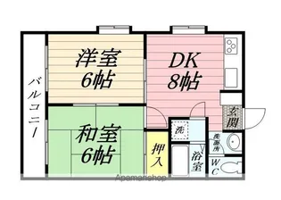 小鳩マンション【1階】の間取り
