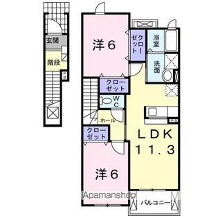 アルトピアーノⅠ【2階】の間取り