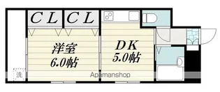 ジュネパレス新松戸第47【1階】の間取り