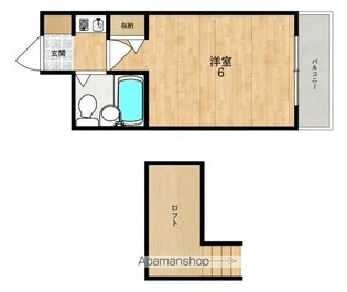 シティパレス郡山P1B【2階】の間取り