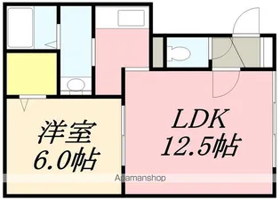 ぷりむべーる【1階】の間取り