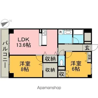 MYM千代田【602号室】の間取り