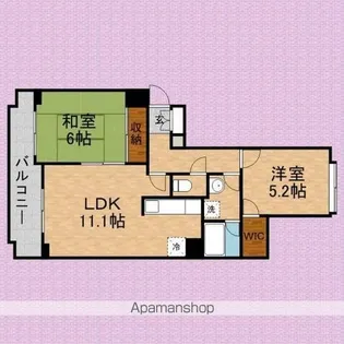 アルソス【403号室】の間取り