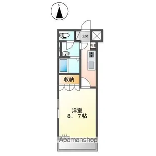 ディア・ベルジュ【2階】の間取り