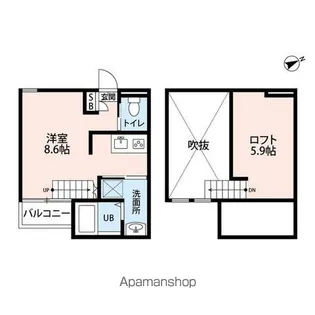 Buffett【1階】の間取り