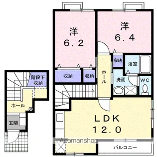 カルムメゾン【2階】の間取り