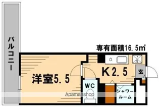 エスコートパレス江洋【4階】の間取り