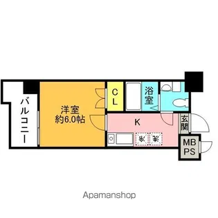 ドゥーエ川口【10階】の間取り