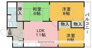 アメニティ・ノーブル【4階】の間取り